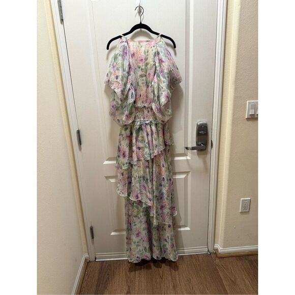 ELLIATT Mirabelle Maxi Dress In Floral Wedding Guest Cocktail  size S NWT - Picture 6 of 6